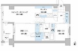 ガーデニエール砧レジデンス 215 間取り図