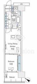 ロイヤルパークス有明 620 間取り図
