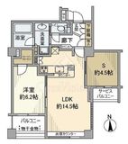フェアロージュ世田谷弦巻 2階 間取り図