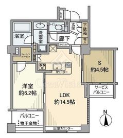 フェアロージュ世田谷弦巻 2階 間取り図