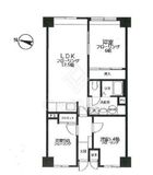 マンションニュー本郷 2階 間取り図
