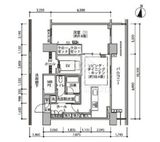 東雲キャナルコートCODAN 17-1302 間取り図