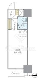 パレドール文京メトロプラザ第1 5階 間取り図