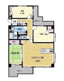 ライオンズヴィアーレ横濱ベイ壱番館 4階 間取り図