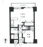 朝日広尾マンション 9階 間取り図