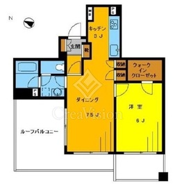 インペリアル代々木の杜 6階 間取り図