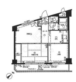 北品川ダイヤモンドパレス 7階 間取り図