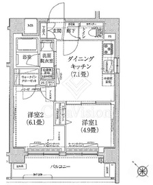 ルフレグランデ押上 2階 間取り図