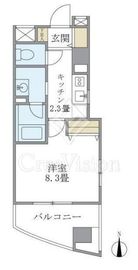 サンハイツ浅草 801 間取り図