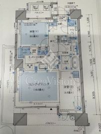 ブランズ芝浦 6階 間取り図
