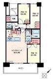 HARUMI FLAG PARK VILLAGE (晴海フラッグ パークヴィレッジ) 6階 間取り図