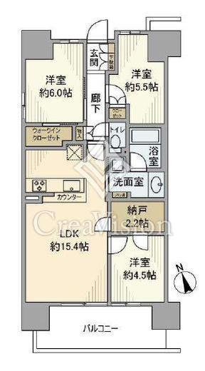セントガーデン海老名 14階 間取り図