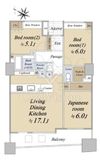 パークスクエア横浜 6階 間取り図