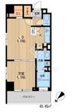 HF新横浜レジデンス 3階 間取り図