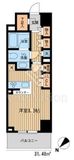 HF新横浜レジデンス 6階 間取り図
