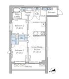 ザ・プレイス中野桃園 102 間取り図