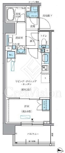 パークアクシス新大橋 203 間取り図