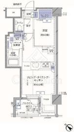 ラティエラ横濱大通り公園 202 間取り図