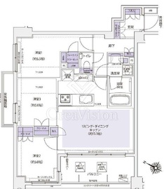ＫＤＸレジデンス横濱紅葉坂 703 間取り図