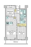 シェル　クレール大森 303 間取り図