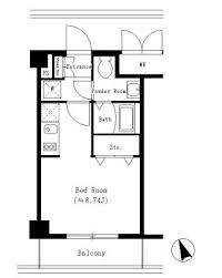 ブリリアント恵比寿 303 間取り図