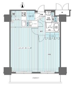 フェニックス西参道タワー 13階 間取り図