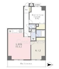メトロハイツ西落合 4階 間取り図