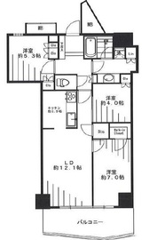 キャピタルマークタワー 17階 間取り図