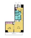 ビラカーサ五番町 4階 間取り図