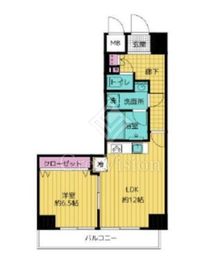 ビラカーサ五番町 4階 間取り図
