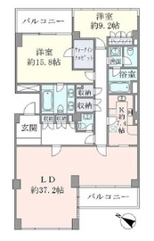 白金ハウス 2階 間取り図