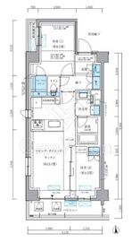 パークアクシス品川シーサイド 402 間取り図