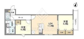 ウェルスクエア幡ヶ谷 301 間取り図