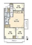 飯田橋第一パークファミリア 6階 間取り図