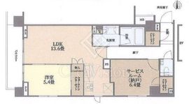 ピアース自由が丘レジデンス 3階 間取り図