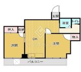 ニューイースタンハイツ 2階 間取り図