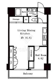 シャンボール三軒茶屋 13階 間取り図