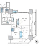 パークアクシス滝野川ラ　ブリーズ 702 間取り図