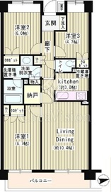 ラヴィーン等々力 209 間取り図