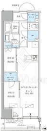 パークアクシス品川天王洲アイル 202 間取り図