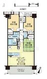 ドレッセ西馬込 5階 間取り図