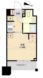 レノス新子安 603 間取り図