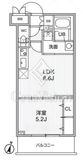 Alivis志村三丁目 403 間取り図