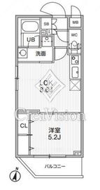 Alivis志村三丁目 501 間取り図