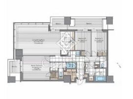 麻布台ヒルズレジデンスB 46階 間取り図