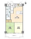 スカイコート市ヶ谷 3階 間取り図