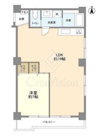 ベラビスタ信濃町 4階 間取り図