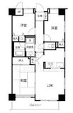 グリーンコート 706 間取り図