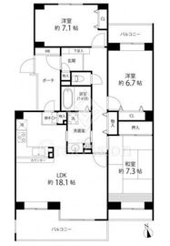 T's garden西寺尾(ティーズガーデン西寺尾) 2階 間取り図