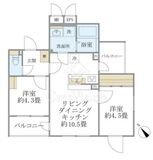 EXAM AKASAKA 502 間取り図